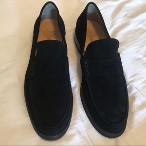 Brooks Brothers Brand New black suede shoes 10.5
